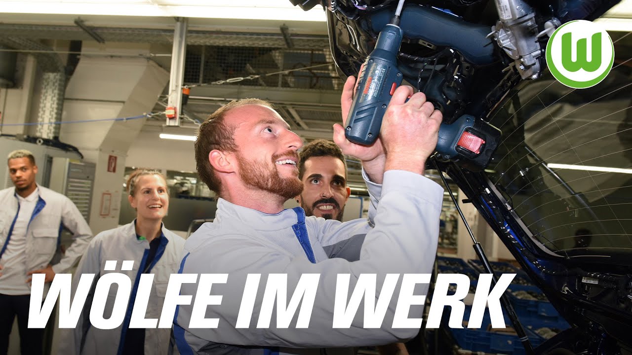 Arnold & Kruse am Schlagschrauber 🔧 | Die Wölfe bei der Volkswagen-Werkstour