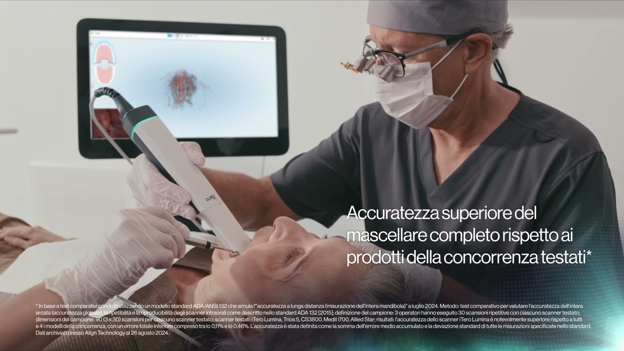 Il nuovo scanner intraorale iTero Lumina™ con funzionalità avanzate di restauro