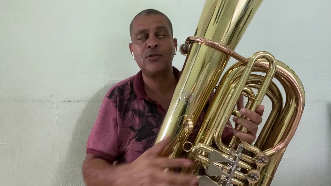 Casa das tubas tocando tuba ascent 4/4 em sib rotor afinacao em sib
