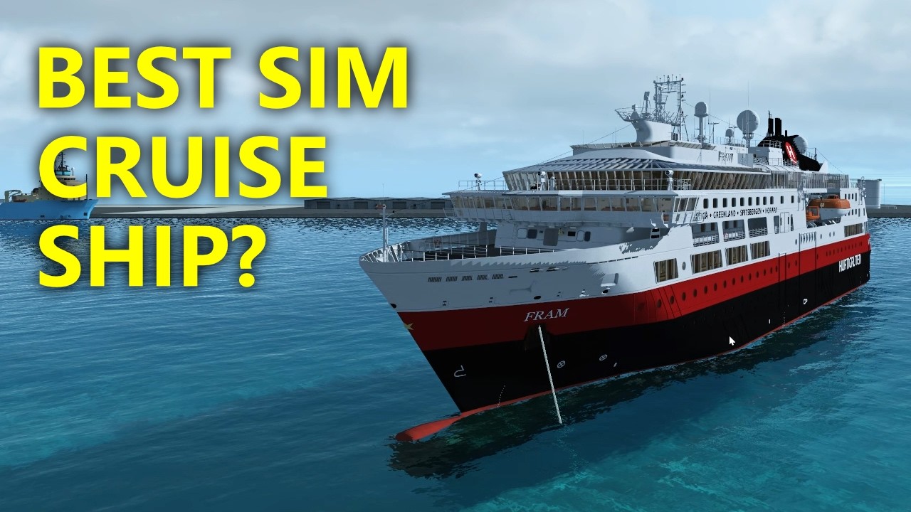 BEST Cruise Ship in a Ship Simulator Game? MS Fram Virtual Sailor NG