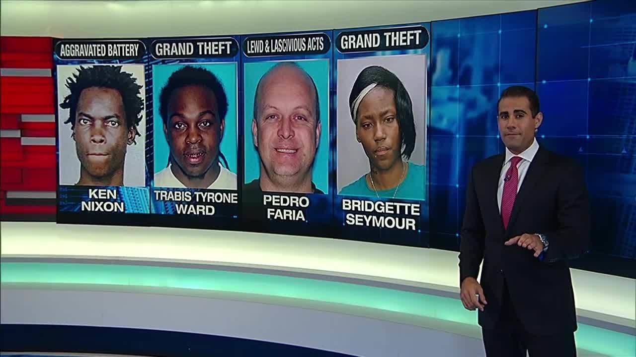 Accused thief, man arrested on battery charges amongst fugitives wanted in South Florida
