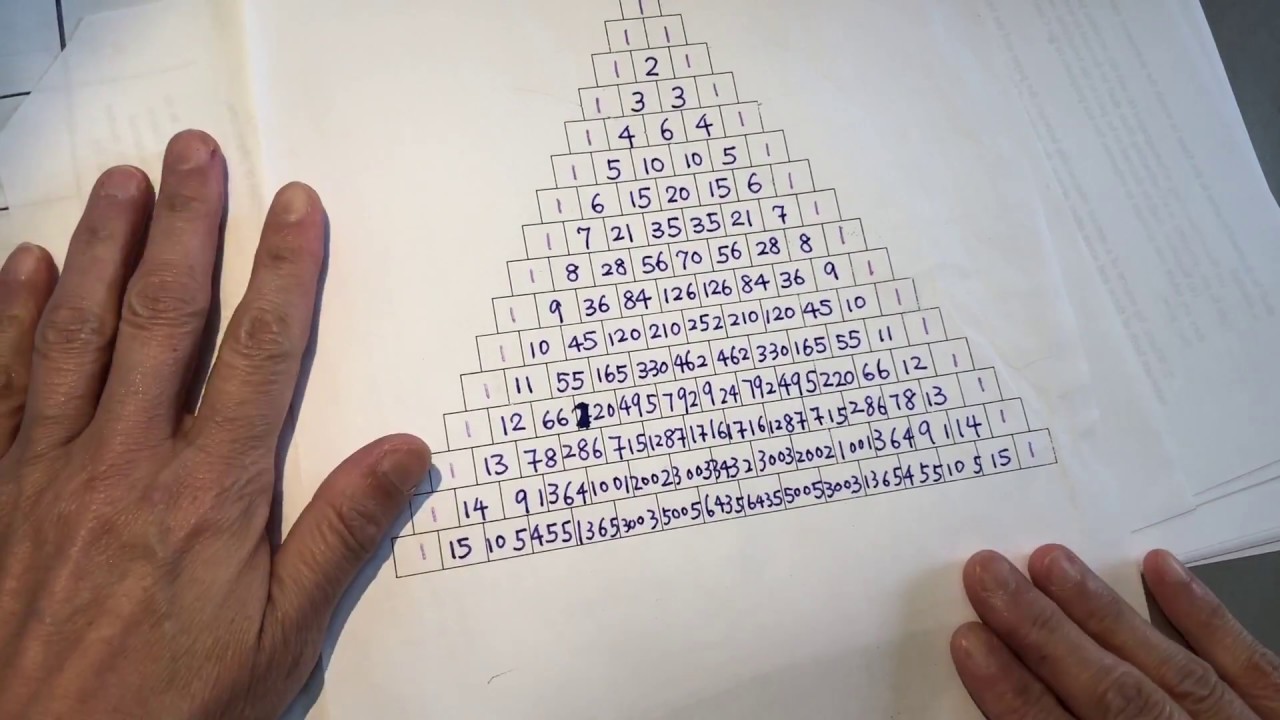 High school math - binomials pascal triangle asmr