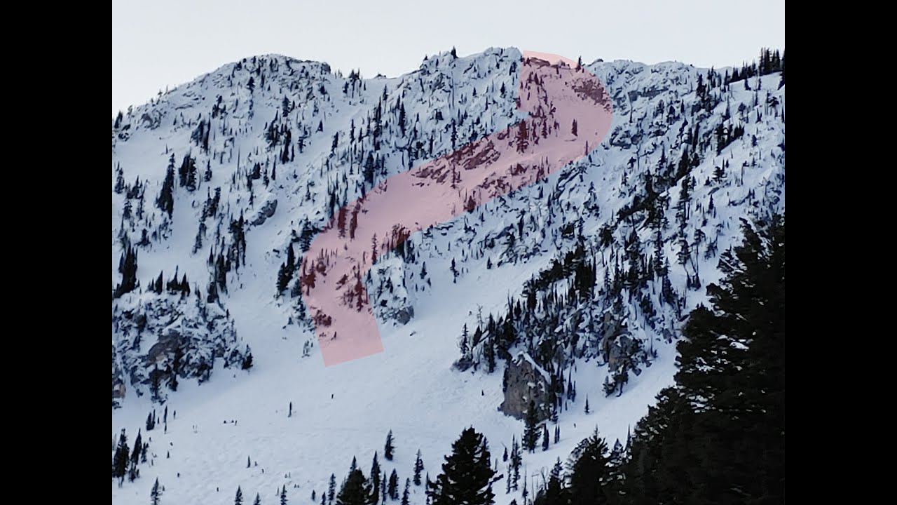 Bridger Bowl, MT - Ridge Traverse and Z Chute - February 23, 2023