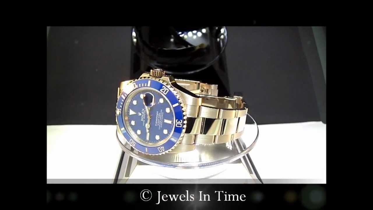 Rolex Submariner 18k White Gold Blue Ceramic 116619