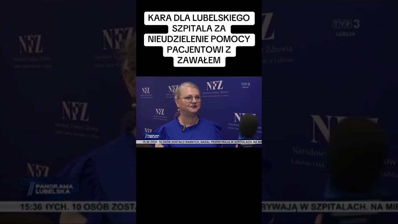 Kara dla lubelskiego szpitala za nieudzielenie pomocy pacjentowi z zawałem