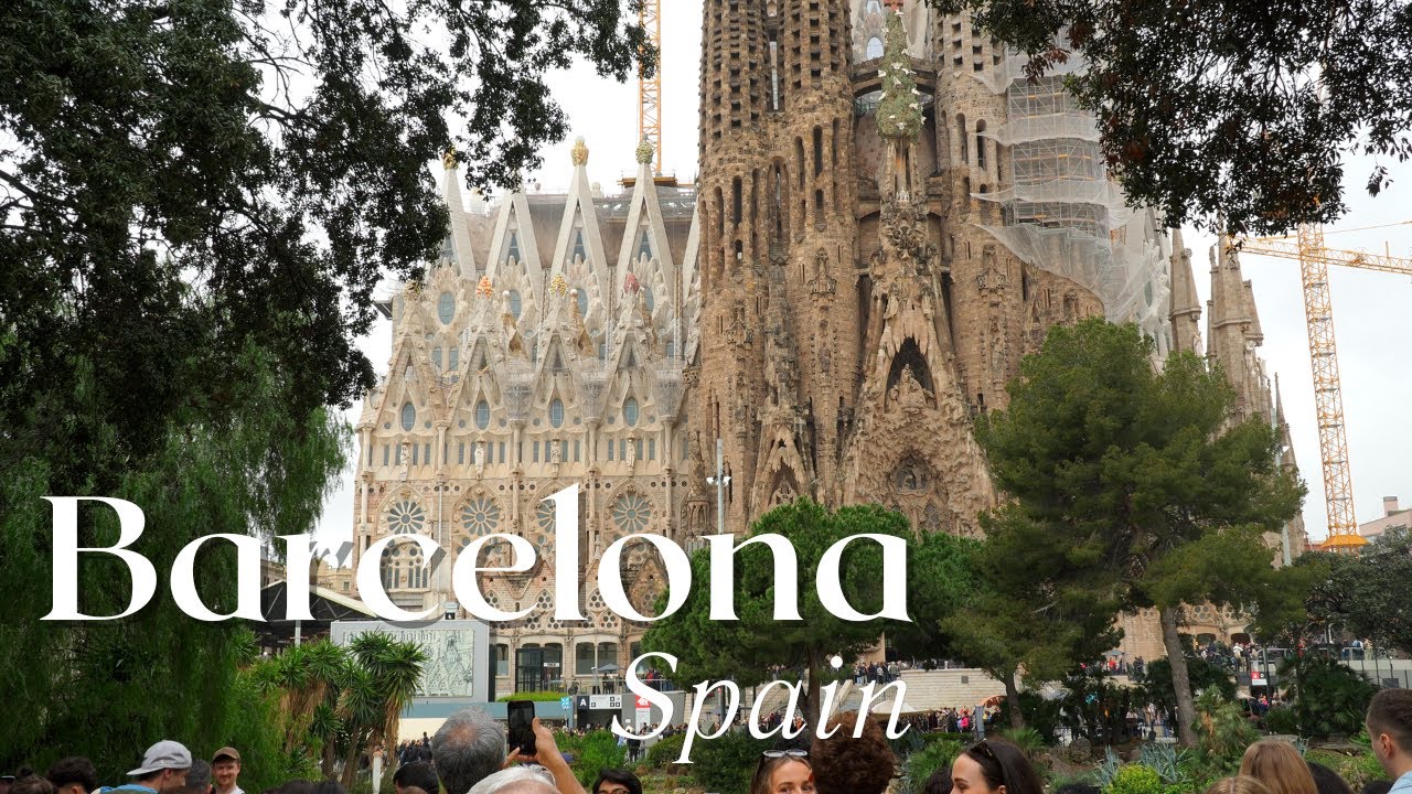 Discover Barcelona, Spain in 4K | Relaxing City Walk, Gothic Quarter & Mediterranean Views