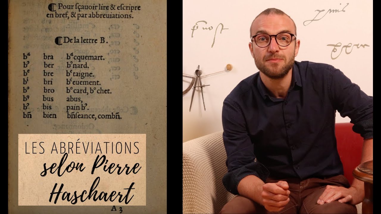 📖 Les abréviations, selon Pierre Haschaert (1/2)
