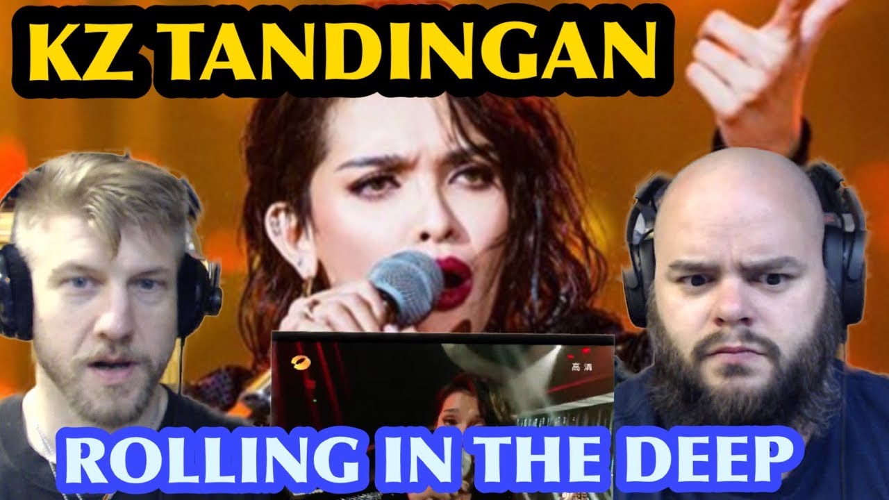 KZ TANDINGAN - ROLLING IN THE DEEP (Adele cover) 🤘😎😀 metalheads reaction