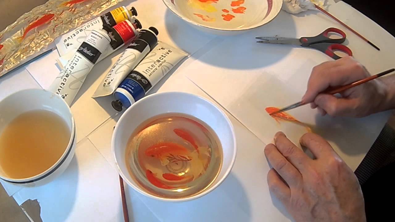 Goldfish 3D Painting in Resins ( LAYERS EXPLAINED )