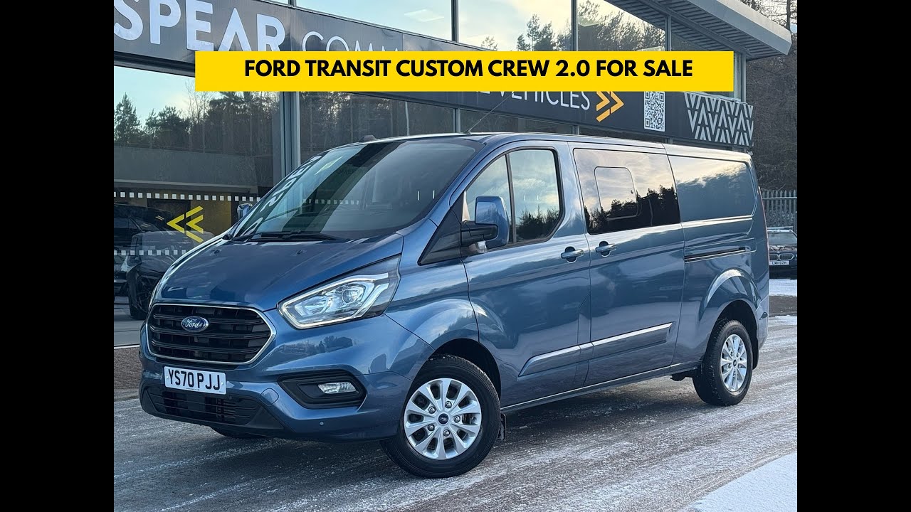 FORD TRANSIT CUSTOM CREW 2.0 FOR SALE