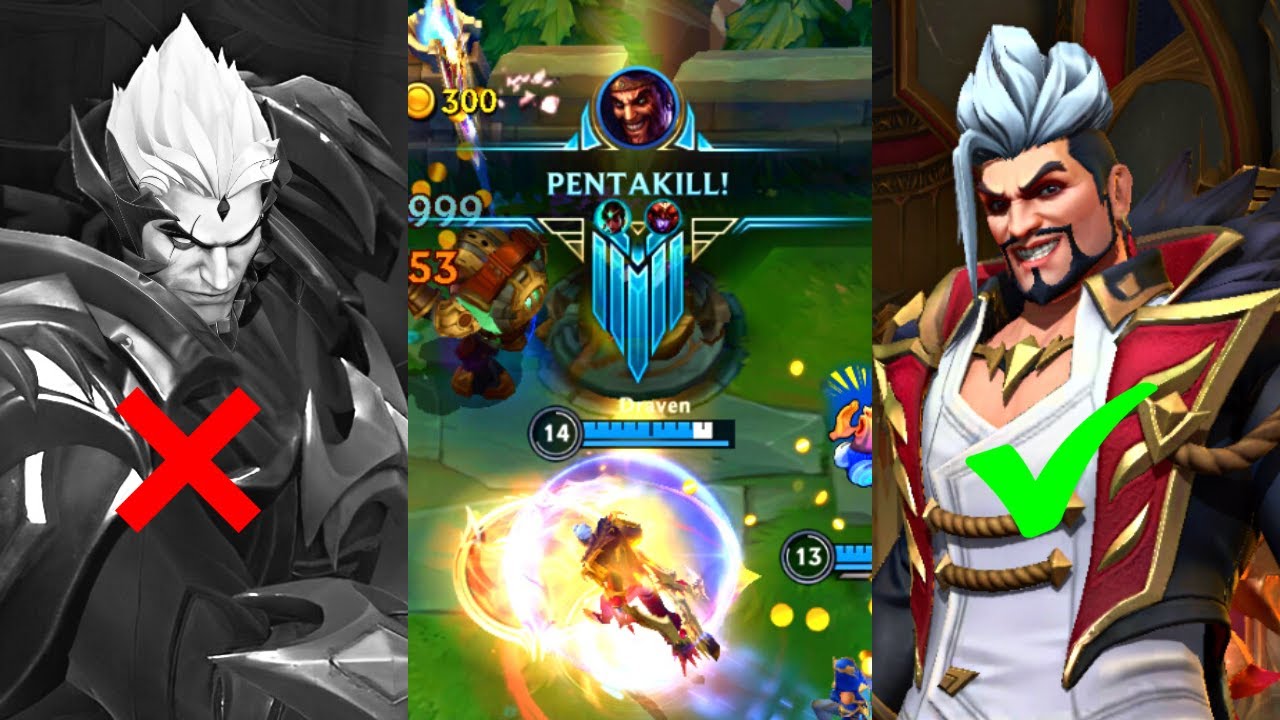 DRAVEN TOP PENTAKILL | BRUSERS ARE TRASH ? | TOP LANE GAMEPLAY | WILD RIFT