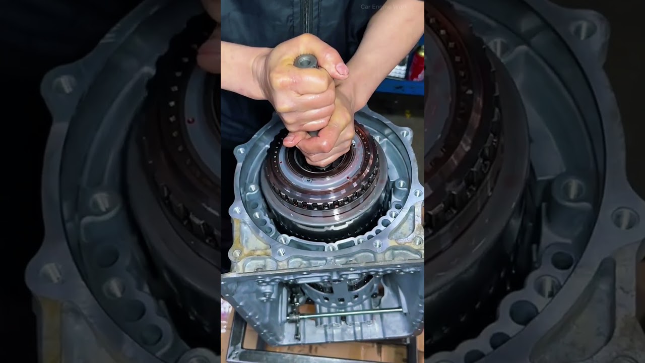 Infiniti 7AT gearbox assembled. #car #automobile #toyotatundra #gearbox #mechanic