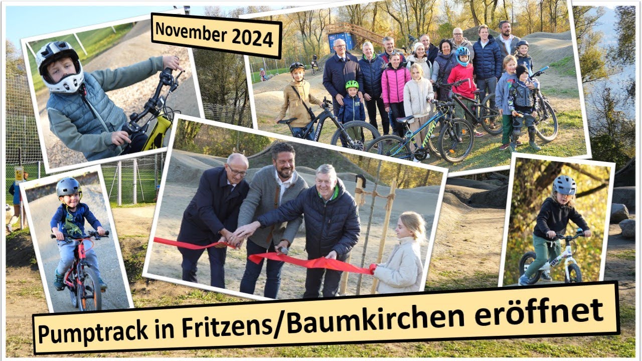 Pumptrack Fritzens/Baumkirchen eröffnet  8. November 2024