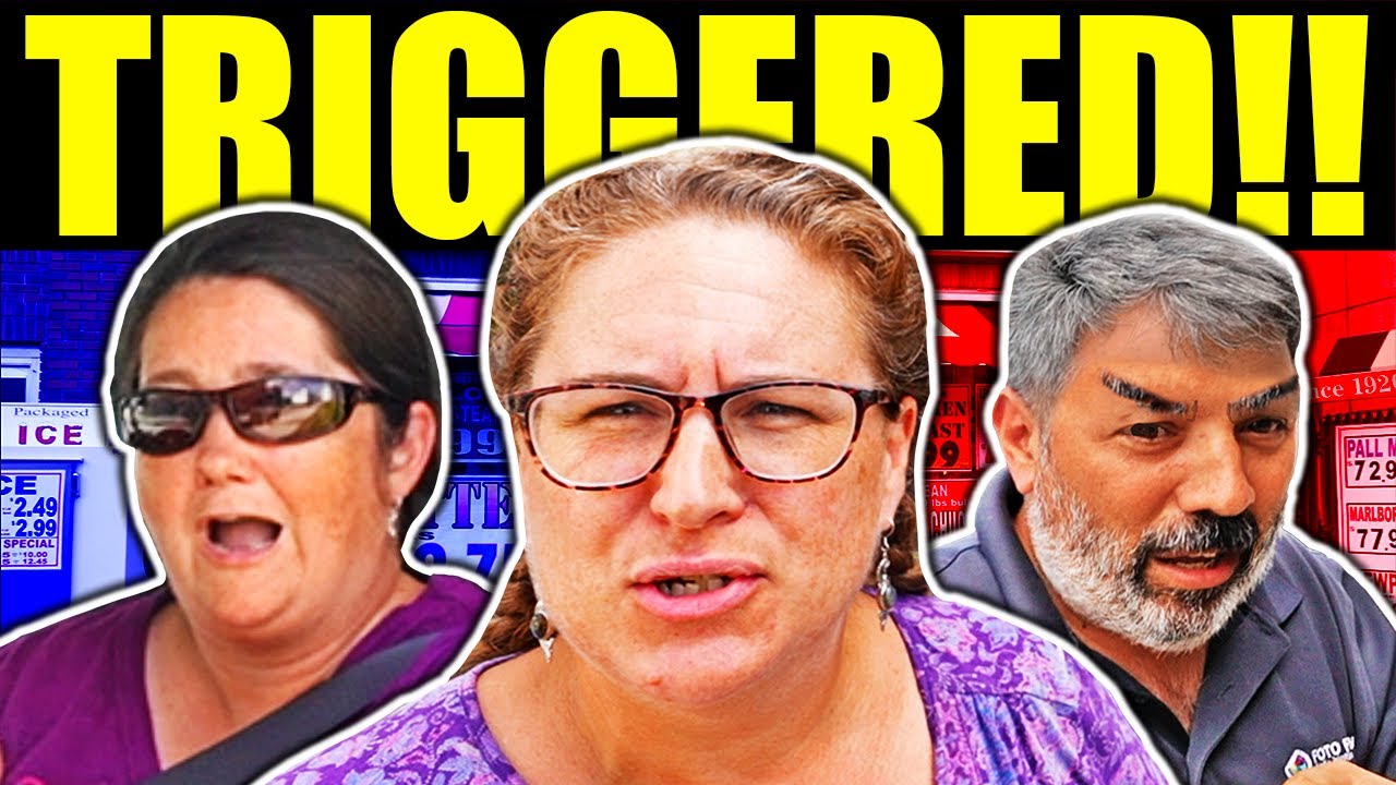 ANGRY KARENS & TRIGGERED IDIOT CONFRONT US FOR FILMING!