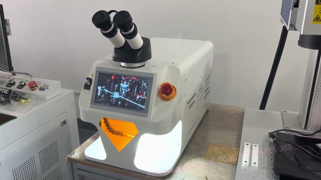 Mini desktop jewelry laser welding machine with different laser power available