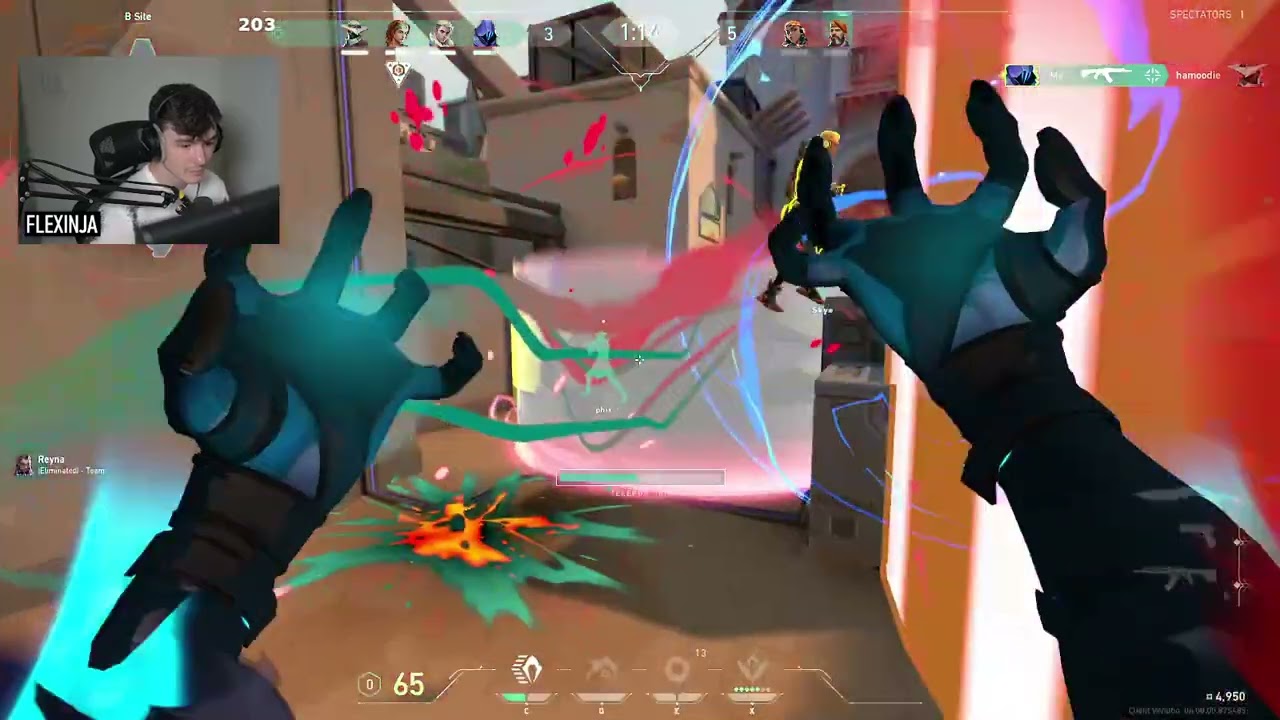 MVP! BIND! FLEXNINJA AGRESSIVE OMEN VALORANT GAMEPLAY [Full Match VOD]