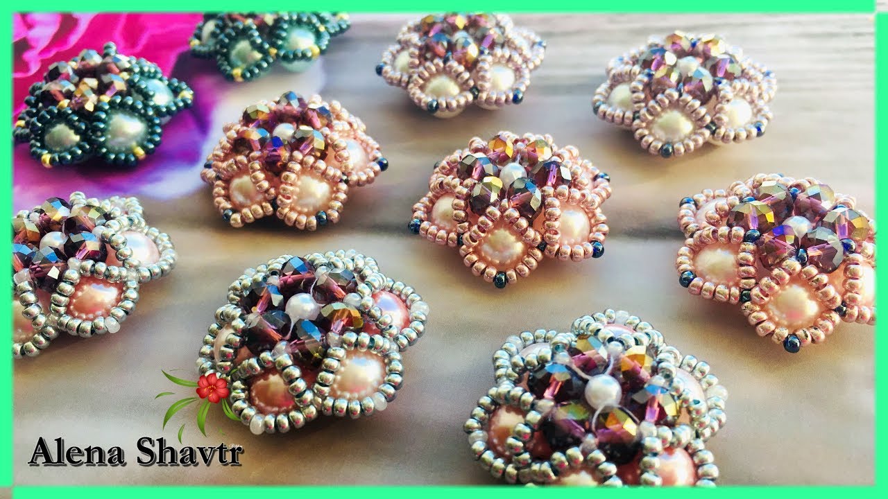 Цветочные🌸серединки для канзаши своими руками Просто и легко