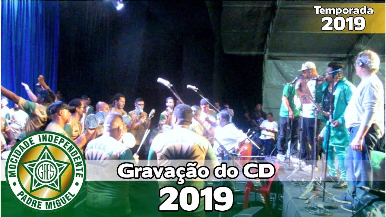 Bateria Mocidade 2019 - Gravação do CD dos sambas-enredo