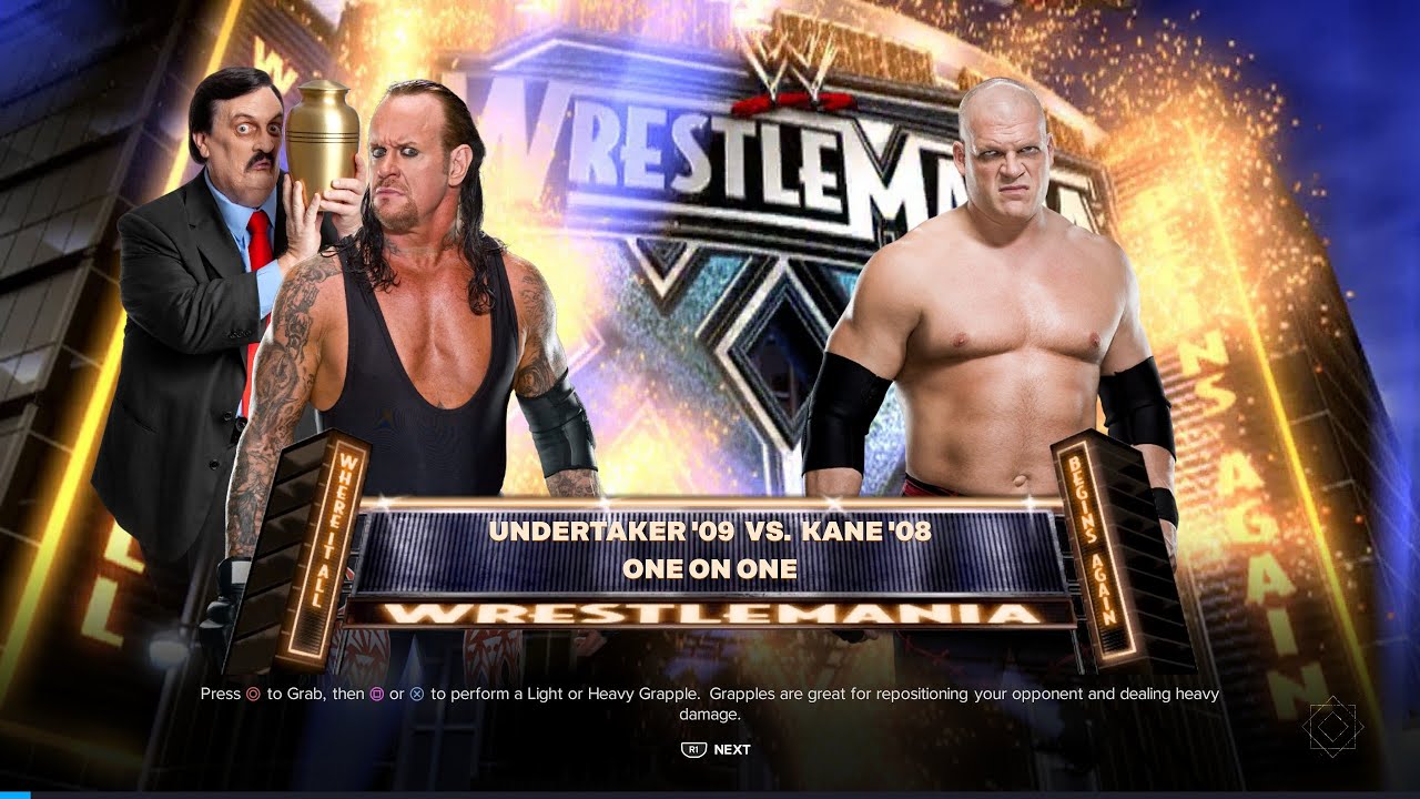 UNDERTAKER '09 VS KANE '08 | WWE2K24 WRESTLEMANIA 20 Brothers of Destruction