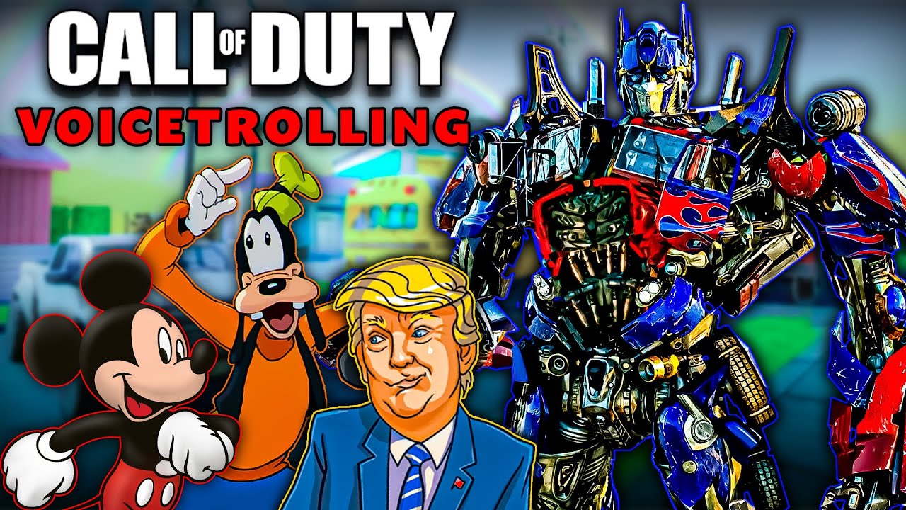 OPTIMUS PRIME ROASTING PLAYERS IN COD LOBBIES | Call of Duty (Voicetrolling)