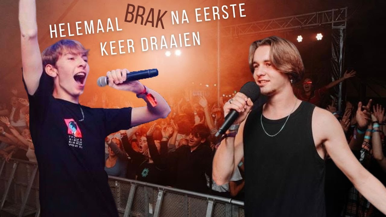 Partyvlog #01/ Tiboner voor de eerste keer on stage
