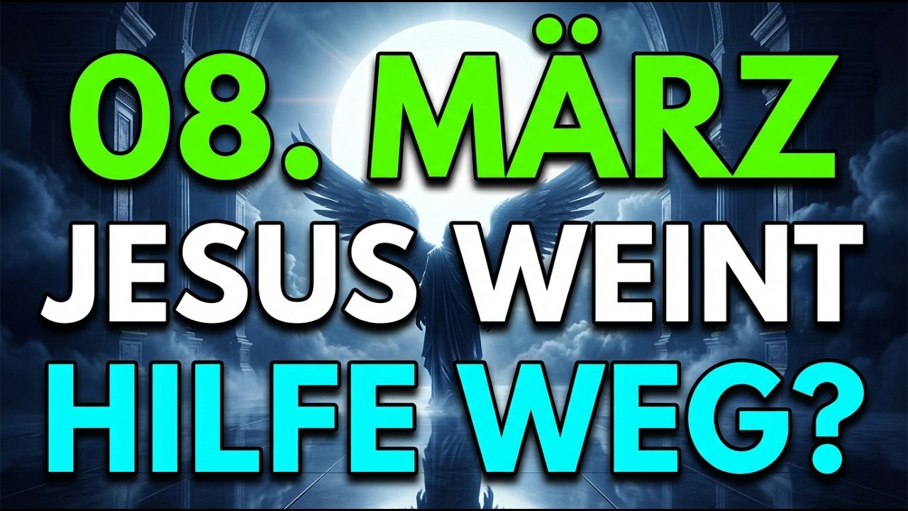 08. M&auml;rz - JESUS WEINT. ER SAGT: WENN DU MICH JETZT IGNORIERST, KANN ICH DIR MORGEN NICHT HELFEN...