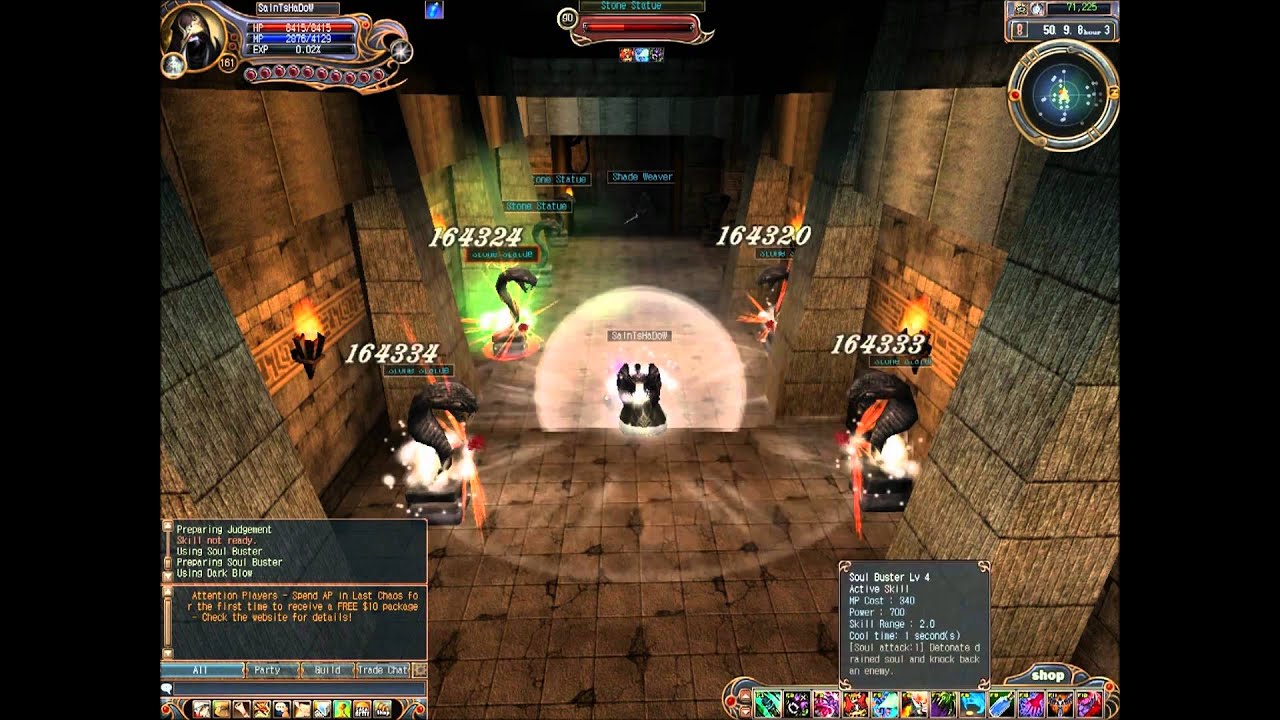 Last Chaos - NightShadow vs Stone Statue