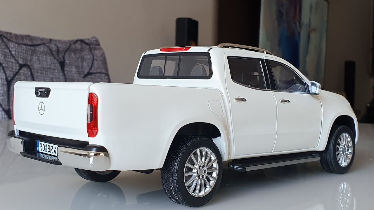 Pickup meceds benz x class norev escala 1/18 unboxing 