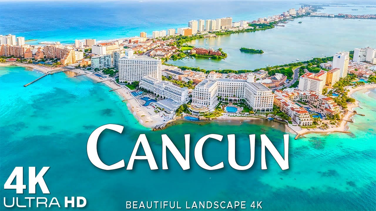 CANCUN 4K ULTRA HD &ndash; sceniczny film relaksacyjny z relaksującą muzyką &ndash; wideo 4K HDR ULTRA HD