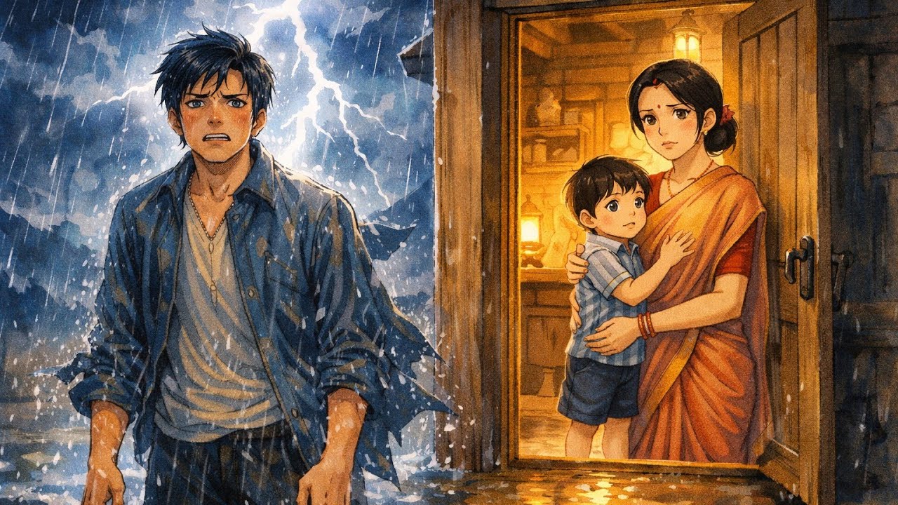 “The Night the Power Went Out… And Dad Didn’t Come Home | 90s Monsoon Story”