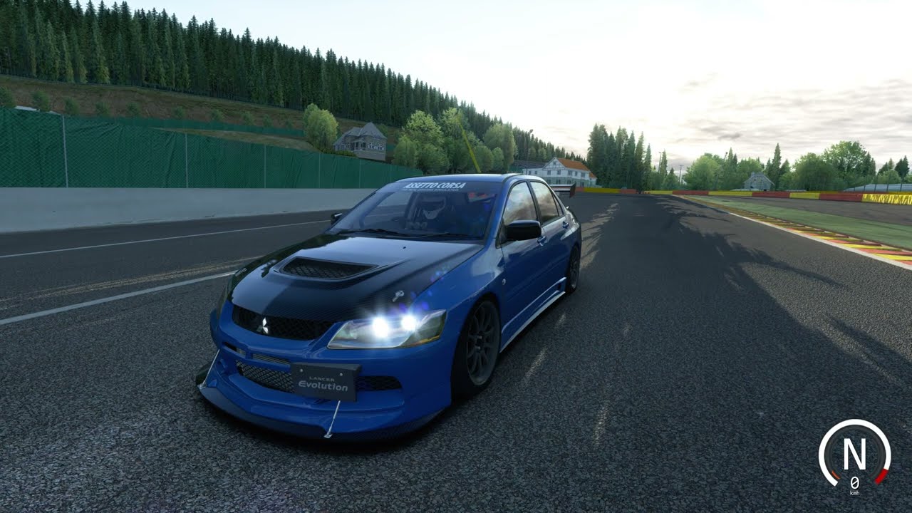 Mitsubishi Lancer Evolution IX GSR 2005 Track | Spa | Assetto Corsa - 1440p