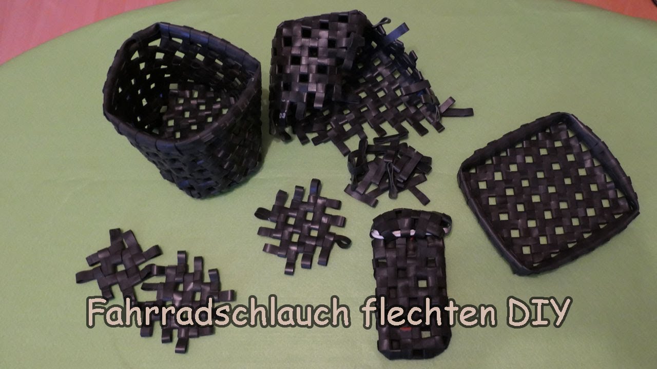 Плетение велосипедной камеры / апсайклинг / DiY часть 2