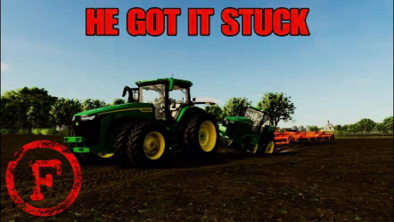 MY WORKER GOT MY NEW TRACTOR STUCK ON THE FIRST DAY OF SPRING TILLAGE!!! (Elmcreek ep#7)