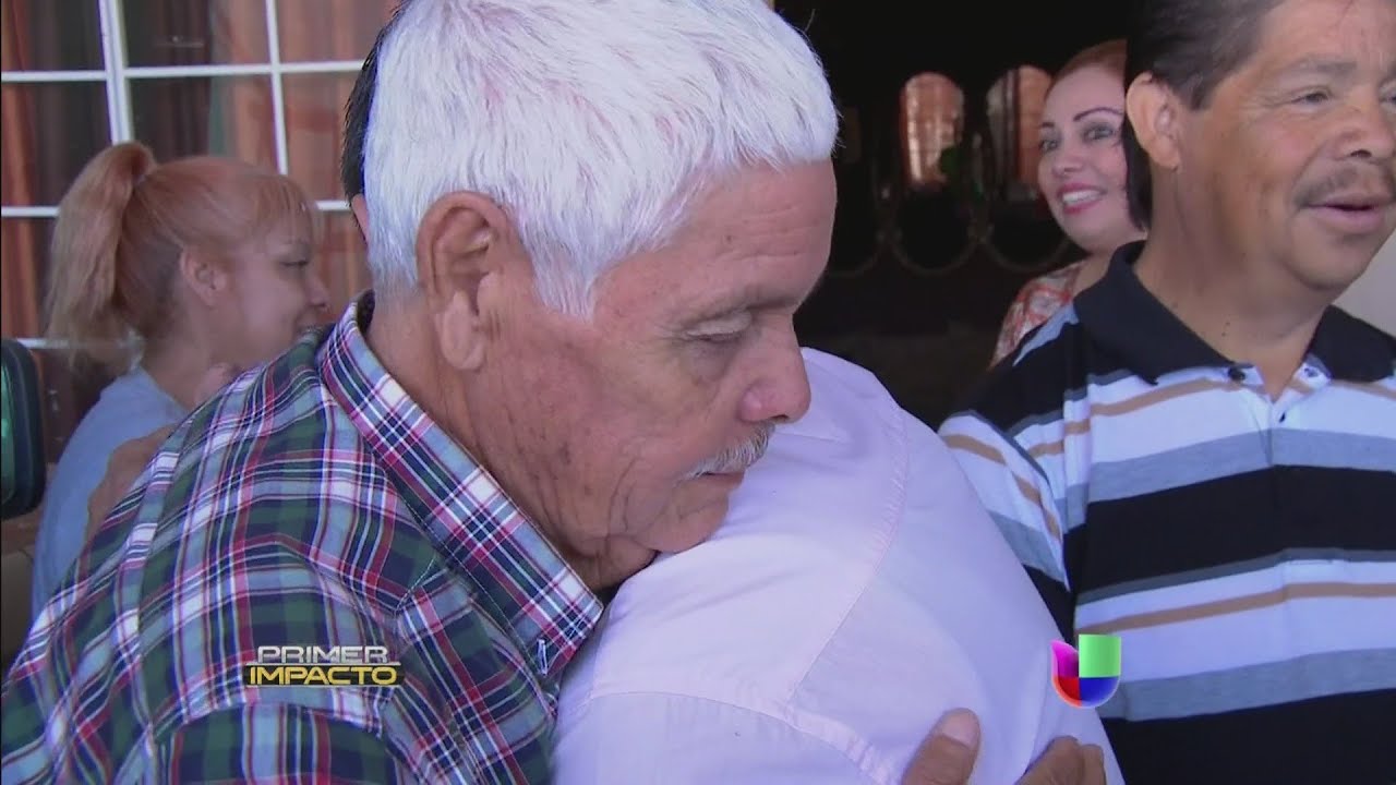 Emotivo reencuentro con hijo perdido hace 50 años