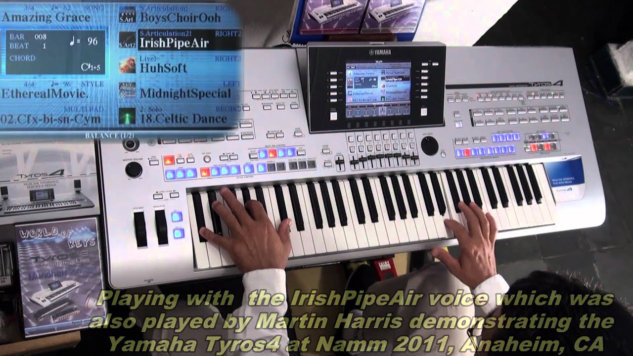 CelticDance - Elan - Live on Tyros4
