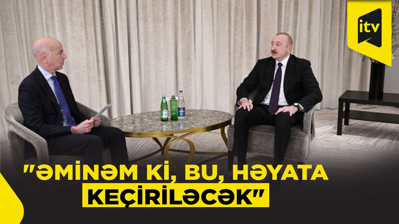 Prezident “France 24” kanalına 