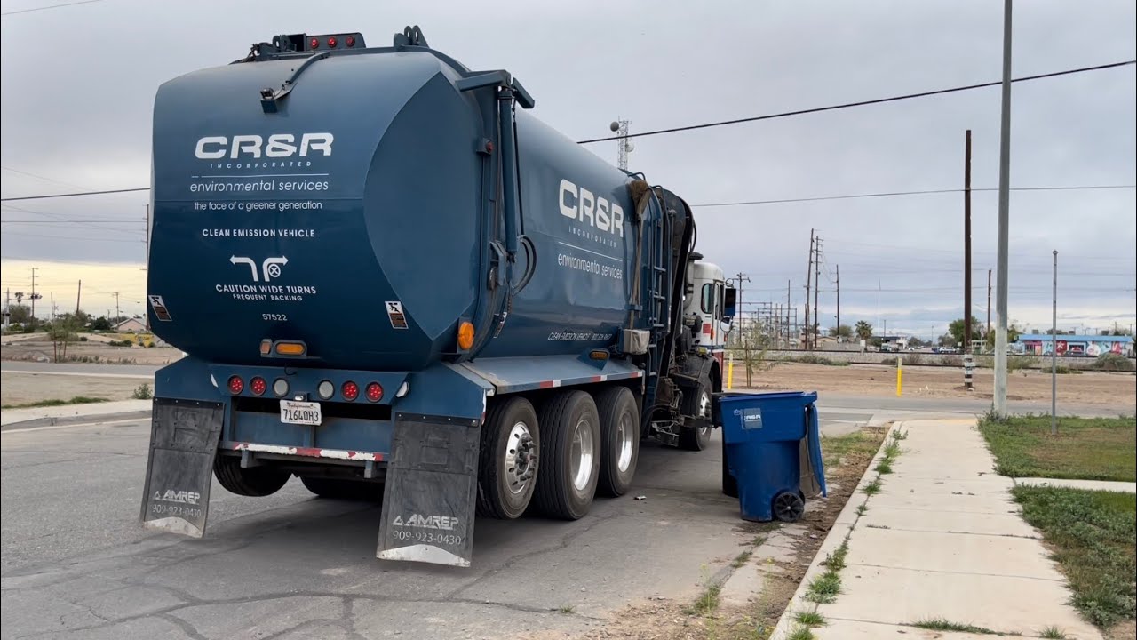 Various CR&R Garbage Trucks Of El Centro 