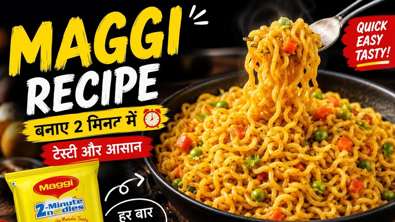 Day-4 मसाला मैगी रेसिपी ||Masala Maggie Recipe |