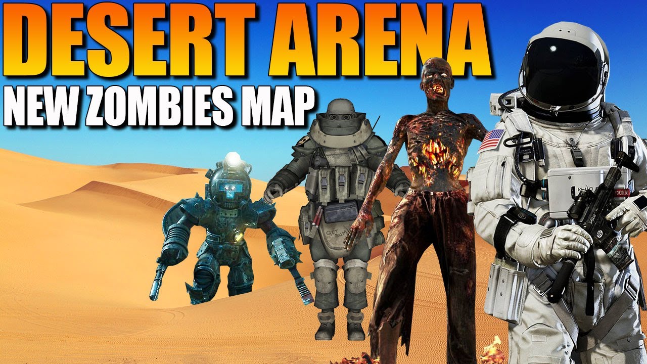 THE ARENA OF BOSSES (DESERT ARENA)(Call of Duty Zombies Map)