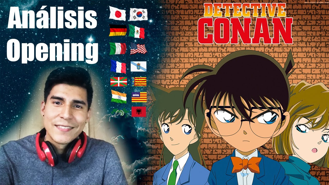 Reaction Opening Detective Conan in 14 versions