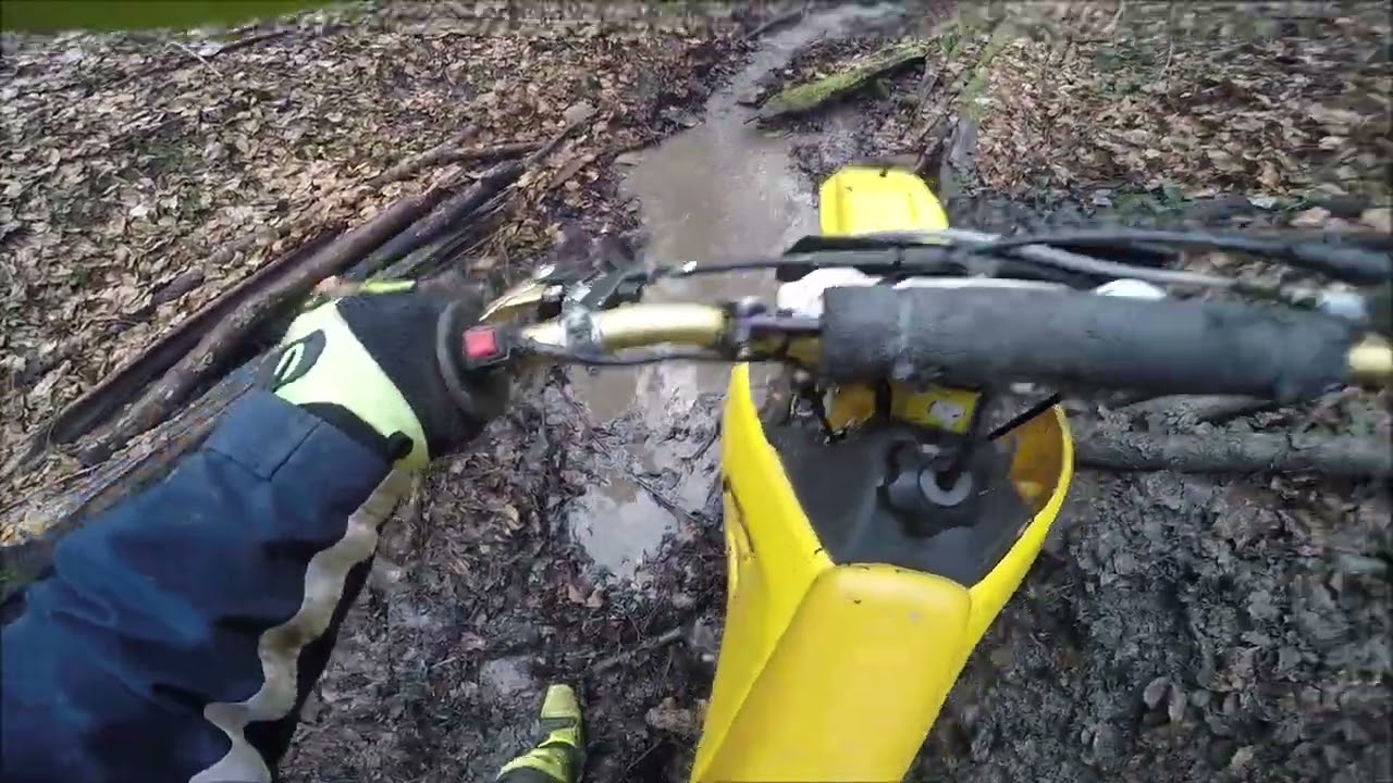 Hard Enduro Potok/Podjazdy Suzuki rm 125/GoPro