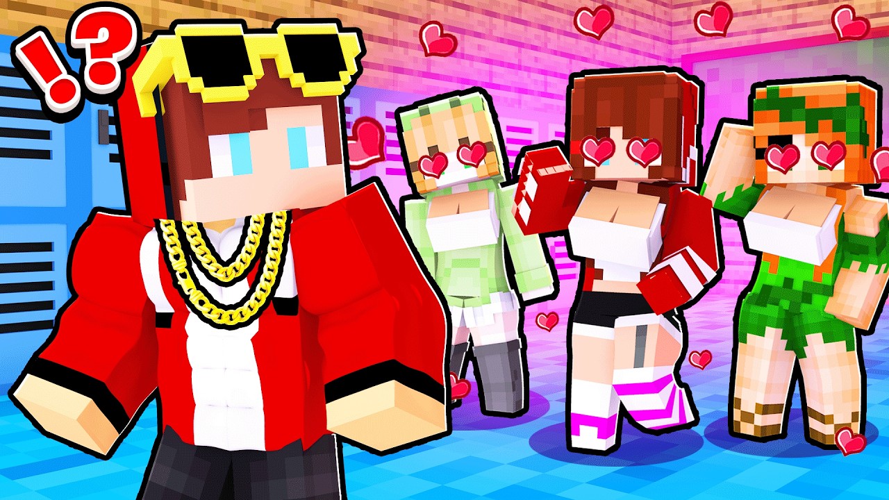ALL The Girls LOVES JJ?! But NOT Mikey in Minecraft?! - Maizen
