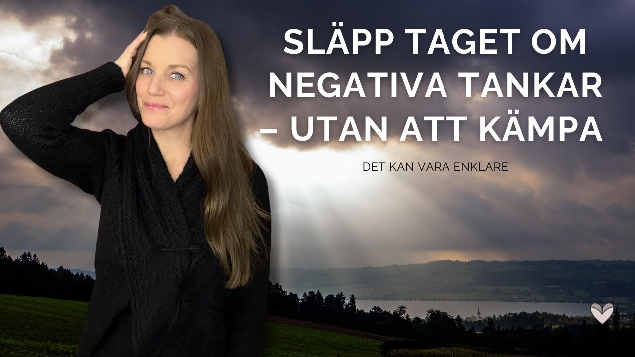 Fångad i negativa tankar? Här är vägen ut