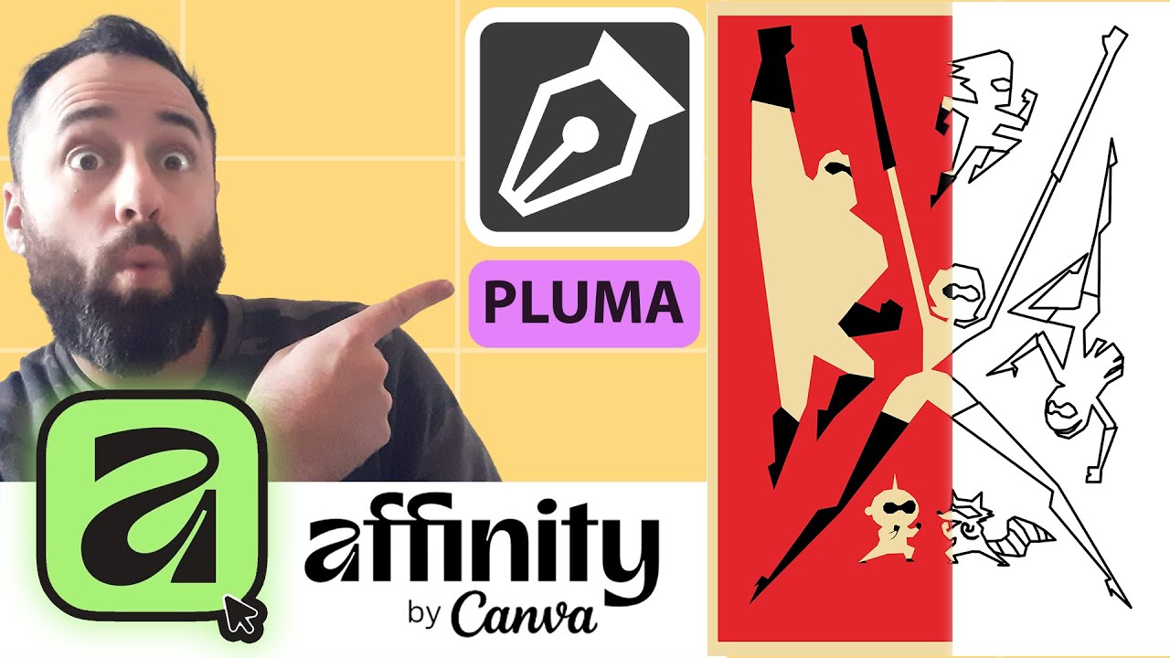 ✒️Como usar la PLUMA en Affinity [Ilustracion Vectorial Básica]