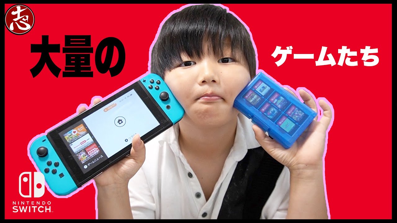 【ゲーム】こころくんが持っているニンテンドースイッチのカセット全部紹介してみた！【大量】