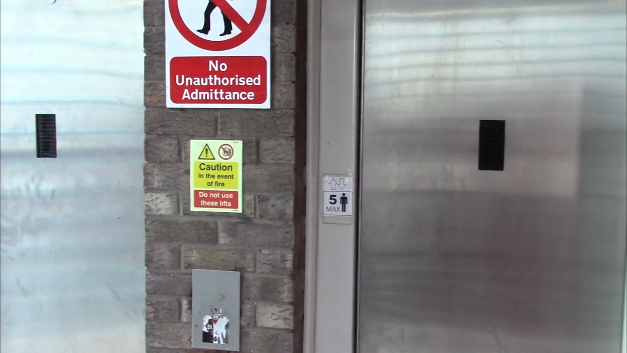 Hammond and Champness elevator- Cambridge Car Park Glasgow UK