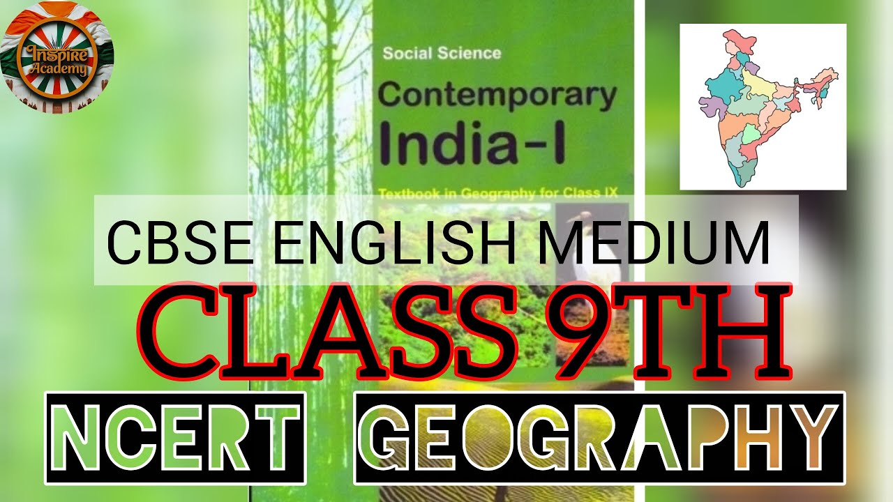 ( V-3) Geography class - 9th lll Contemporary India lll Chapter -1 India Location and Size lll CBSE.