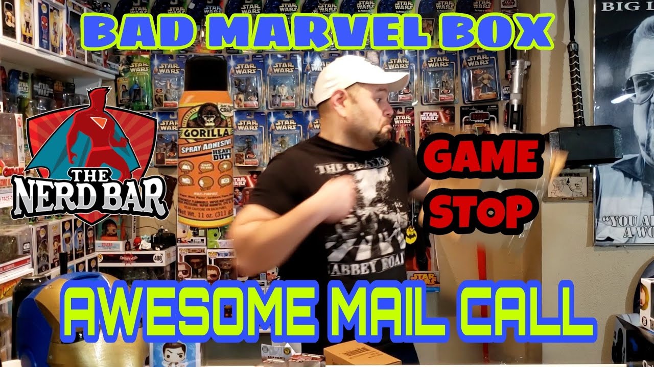 GORILLA GLUE RANT, FUNKO MARVEL MYSTERY BOX AND MAIL CALL! [ GAMESTOP SUCKS!]