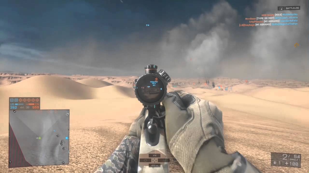 Battlefield 4 - M40A5 Long Range Sniping