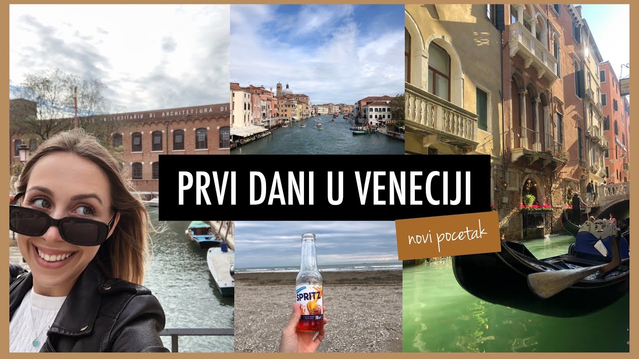 Upala u poplavu prvi dan u Veneciji | vlog no1 | Ana Gligorijević